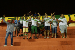 Fans von Barretos beim Spiel gegen Juventus im estadio Fortaleza von Barretos, März.2016