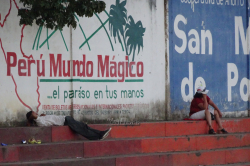 Siesta während des Provinzfinales zwischen Cali und UCV in Tarapoto, Juni 2016