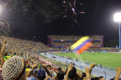 Halbfinale Uruguay gegen Brasilien im Estadio Pachencho Romero von Maracaibo bei der Copa America 2007