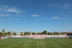 Das Estadio Claudio Chiqui Tapia beim Spiel Barracas Central - Almagro am 11.04.2015