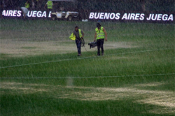 Spielabbruch Banfield - Argentinos Jrs