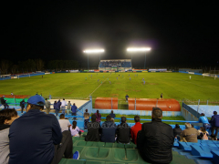 Abendspiel der Primera C zwischen Sportivo Italiano und Ituzaingó im Estadio República de Italia, Sept. 2018
