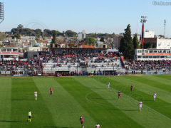 Das Estadio Presbítero Bartolomé Grella in Parana beim Spiel Patronato gegen Tigre im Juli 2022